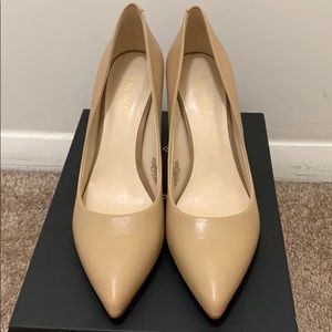 Nine West Tan Pointed Toe Pump